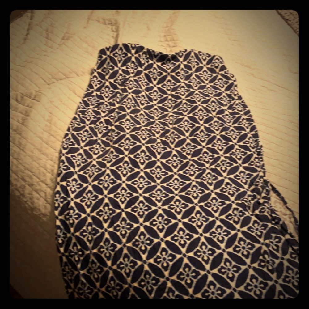 Blue Maxi Skirt